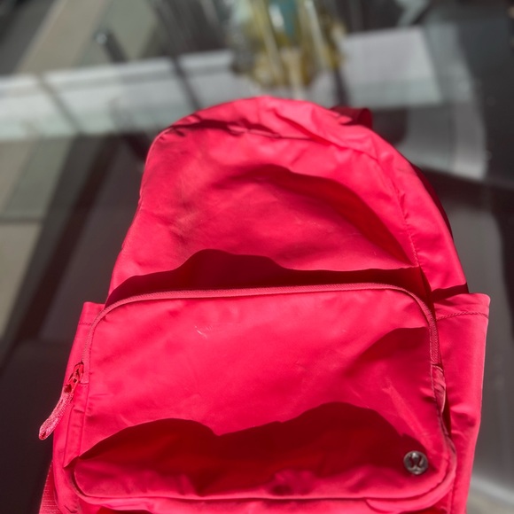 lululemon backpack hot pink Lululemon Athletica Hot Pink Backpack